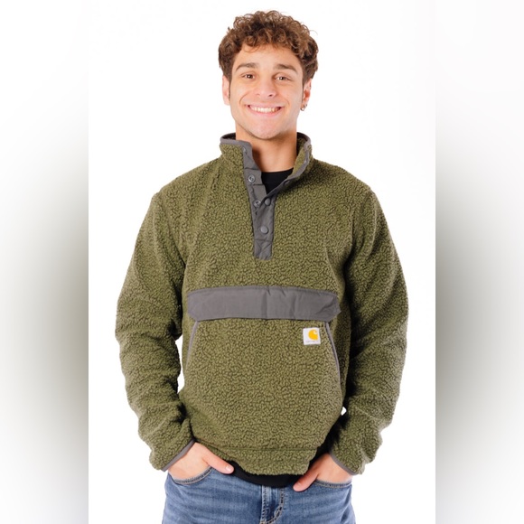 Carhartt Fleece Snap Front Jacket - Picture 3 of 10